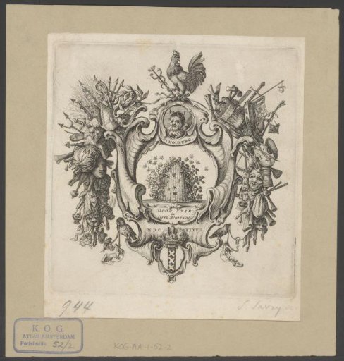 Coat of arms of the Amsterdam rhetoricians' chamber "De Egelantier"