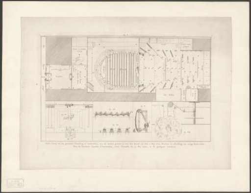 Plan of the Amsterdam Schouwburg, 1772
