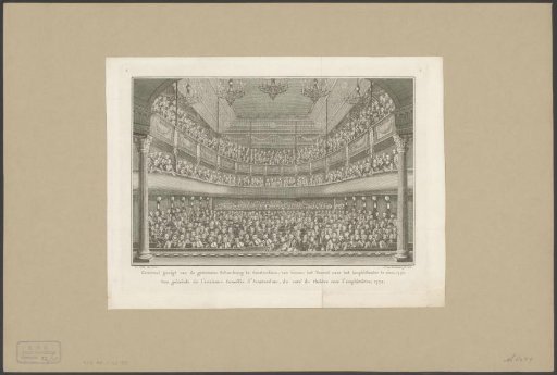 Hall of the Amsterdam Schouwburg, 1772