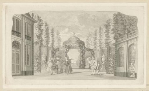 Stage scenery: The New Garden