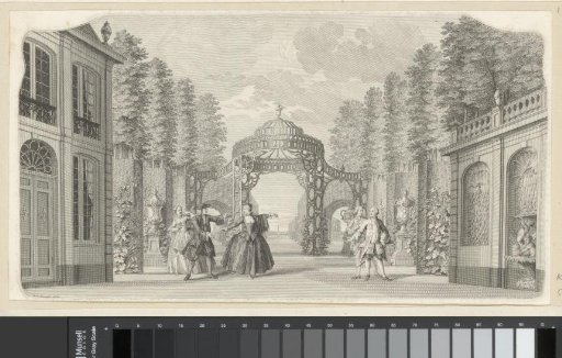 Stage scenery: The New Garden