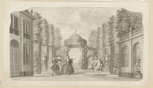 Stage scenery: The New Garden