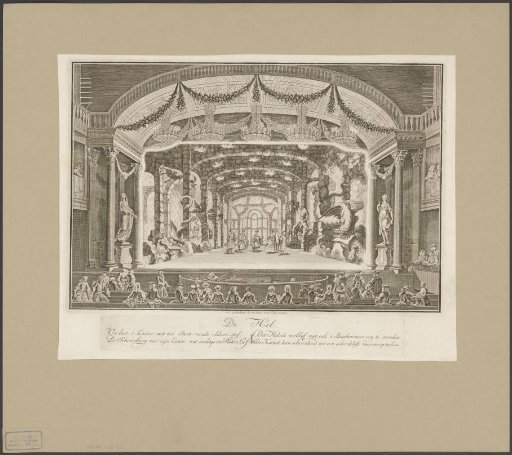 Theater with stage set: Hell