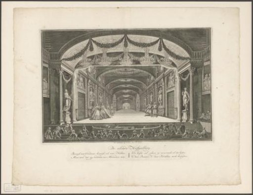 Theater with stage set: The Ancient Hof Gallery