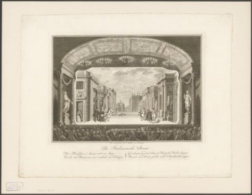 Theater with Stage Decoration: The Italian Street