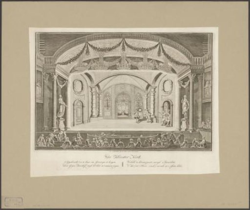 Theatre with stage scenery: The Monastery Church