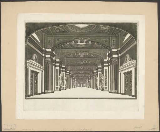 Theater with stage set: The New Hof Hall