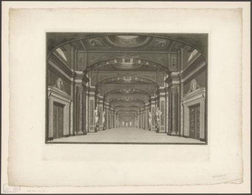 Theater with stage set: The New Hof Hall
