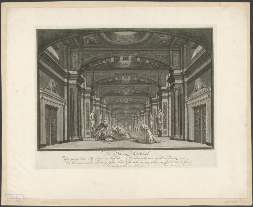 Theater with stage set: The New Hof Hall