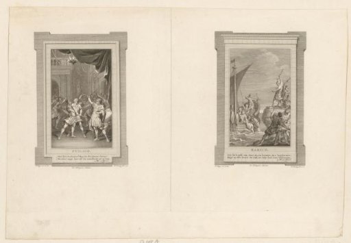 Uprising against Emperor Honorius, the head printed