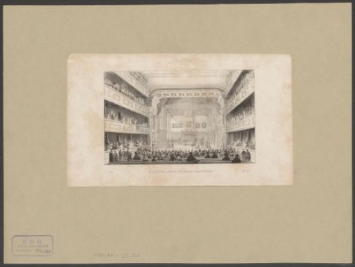 View of the Stage of the Theatre on the Leidseplein in Amsterdam