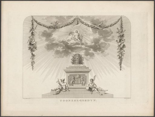 Stage curtain of the theatre at the Leidseplein in Amsterdam, 1775