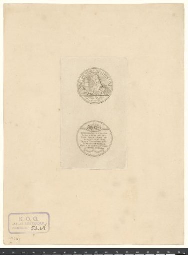 Medal on the fire at the Theatre on the Keizersgracht in Amsterdam, 1772
