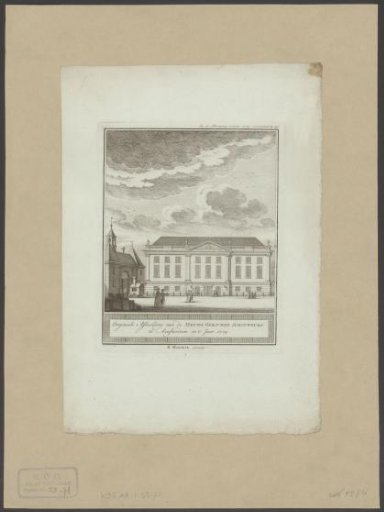 View of the theatre at the Leidseplein in Amsterdam