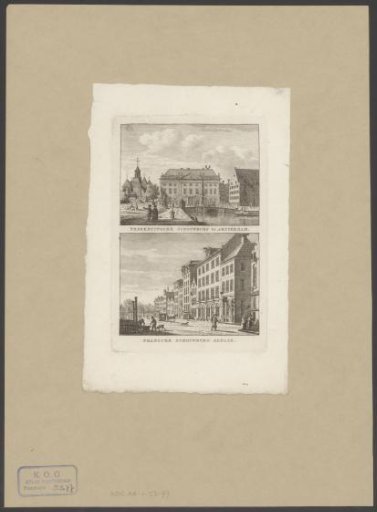 View of the theatre at the Leidseplein and the French Theatre in Amsterdam