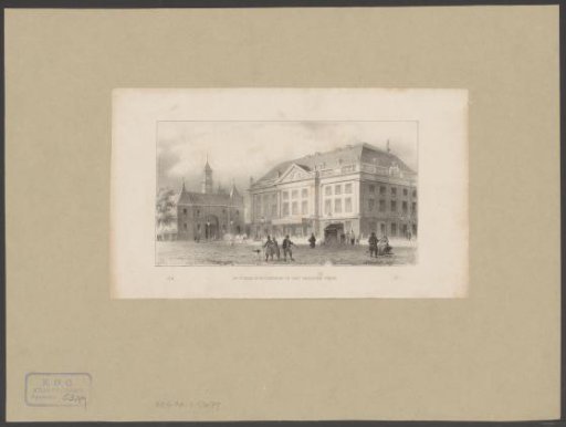 View of the theatre at the Leidseplein in Amsterdam