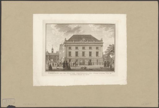 View of the Side of the Theatre on the Leidseplein in Amsterdam, 1774