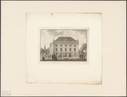 View of the Side of the Theatre on the Leidseplein in Amsterdam, 1774