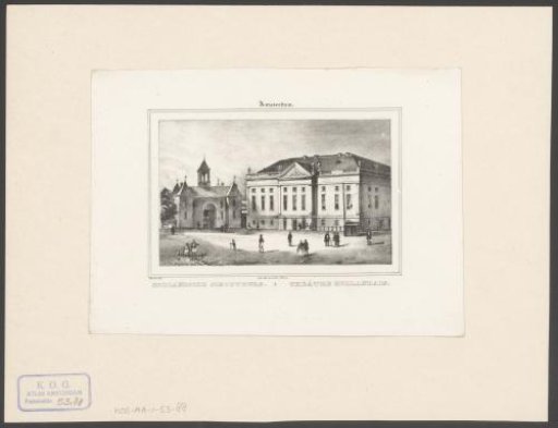 View of the Theatre on the Leidseplein in Amsterdam