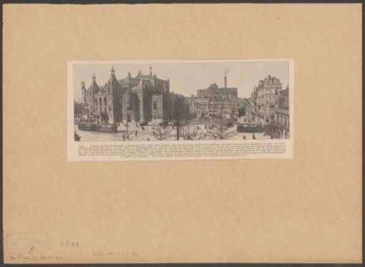 View of the Leidseplein and the City Theatre in Amsterdam