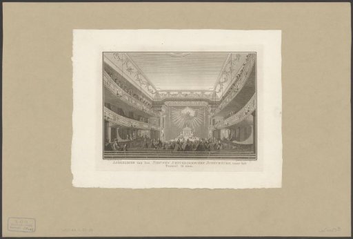 View of the Stage of the Theatre on the Leidseplein in Amsterdam, 1774