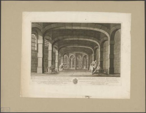 Scene from the opera De Deserteur