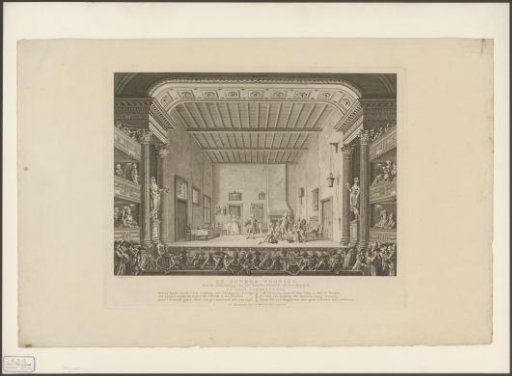 Theatre with stage scenery: The Peasant's Dwelling