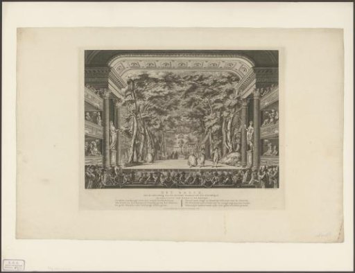 Theatre with stage scenery: The Forest