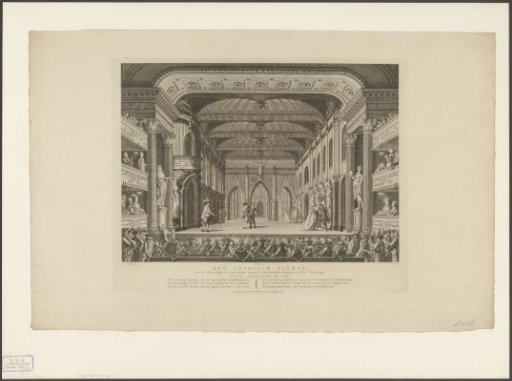 Theatre with stage scenery: The Gothic Palace