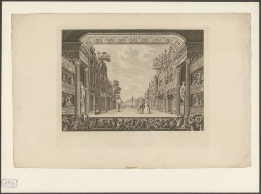 Theatre with stage scenery: The Dutch Street