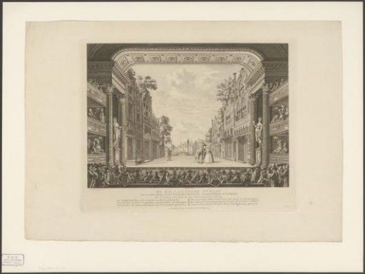 Theatre with stage scenery: The Dutch Street