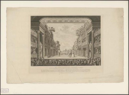Theatre with stage scenery: The Dutch Street