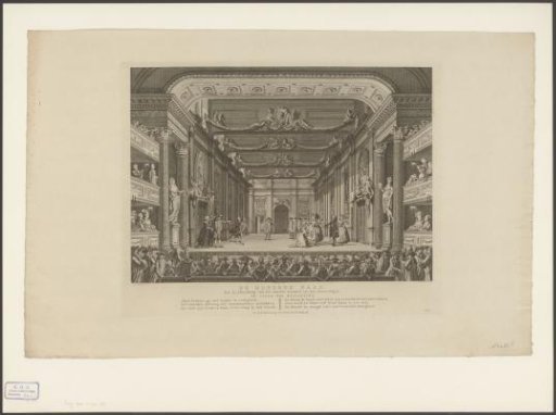 Theatre with stage scenery: The Modern Hall