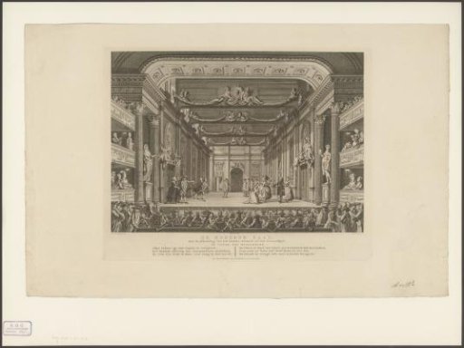 Theatre with stage scenery: The Modern Hall