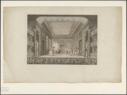Theatre with stage scenery: The Contemporary Citizen's Hall