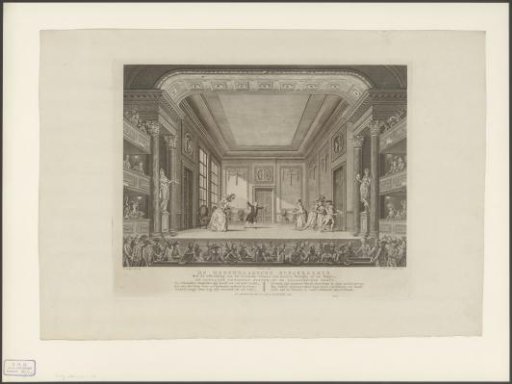 Theatre with stage scenery: The Contemporary Citizen's Hall