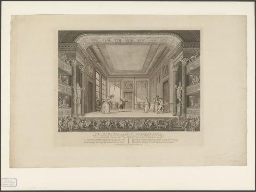 Theatre with stage scenery: The Contemporary Citizen's Hall