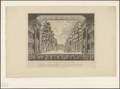 Theatre with stage scenery: The Garden