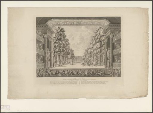 Theatre with stage scenery: The Garden