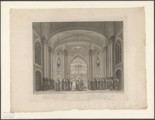 Stage scenery: The Monastery Chapel