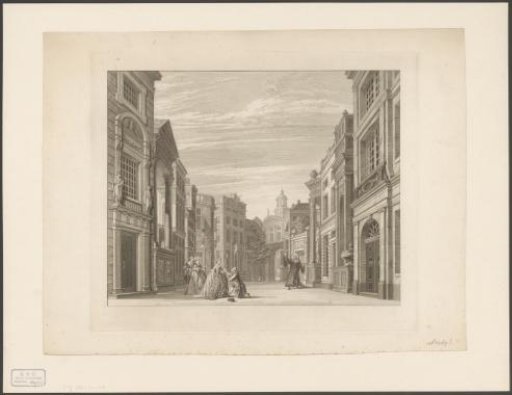 Stage scenery: The Italian Street
