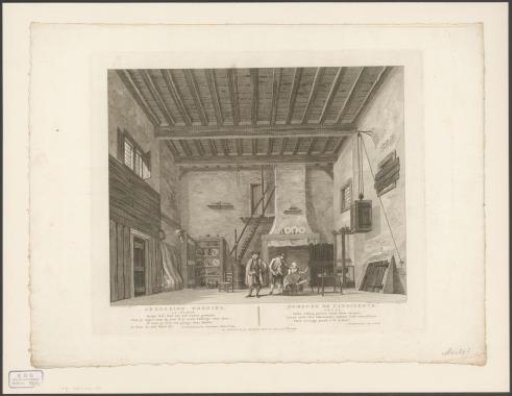 Stage scenery: A Poor Dwelling