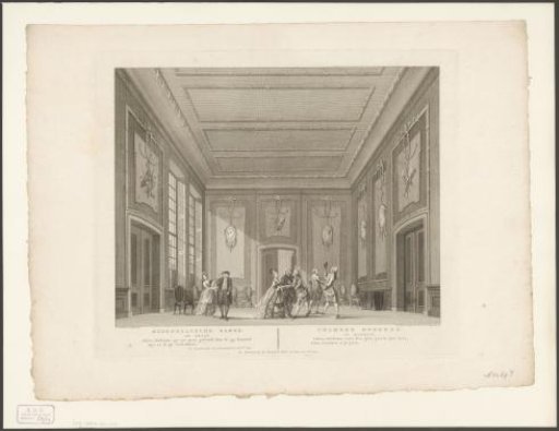 Stage scenery: A Contemporary Room