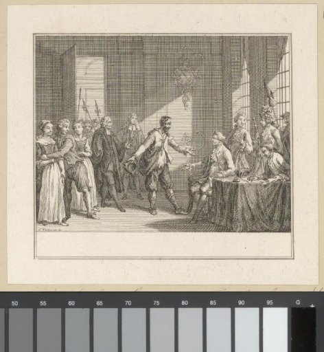 Scene from the Play The Noble Farmer