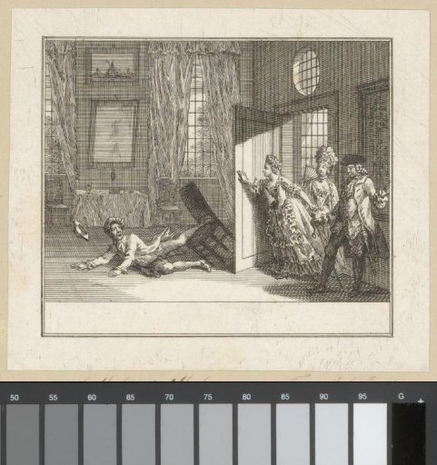 Scene from the Play The Wrong Trust
