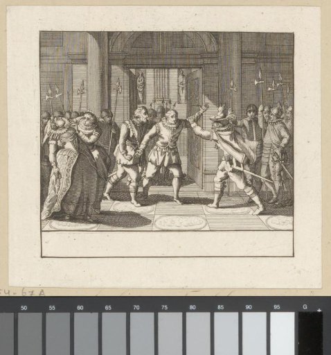 Scene from the Play Amalia Ringenthal