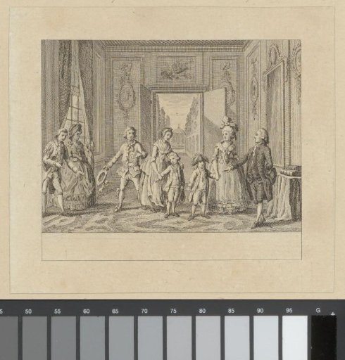 Scene from the Play Fanfan and Klaas, or The Two Foster Brothers