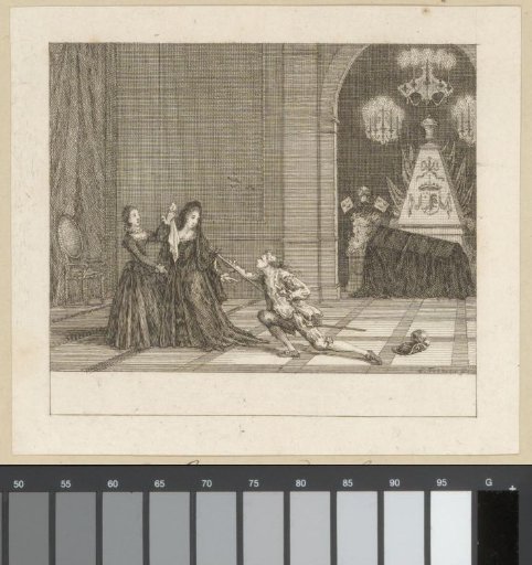 Scene from the play The Cid