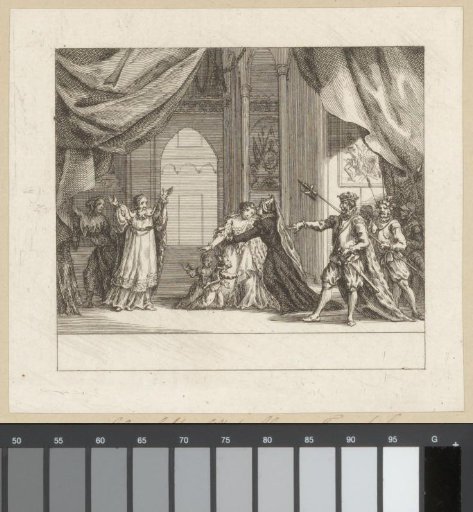 Scene from the play Elizabeth Woodville