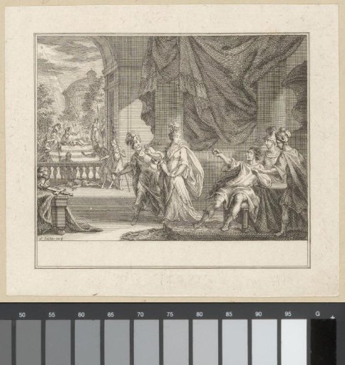 Scene from the play Herodes and Mariamne
